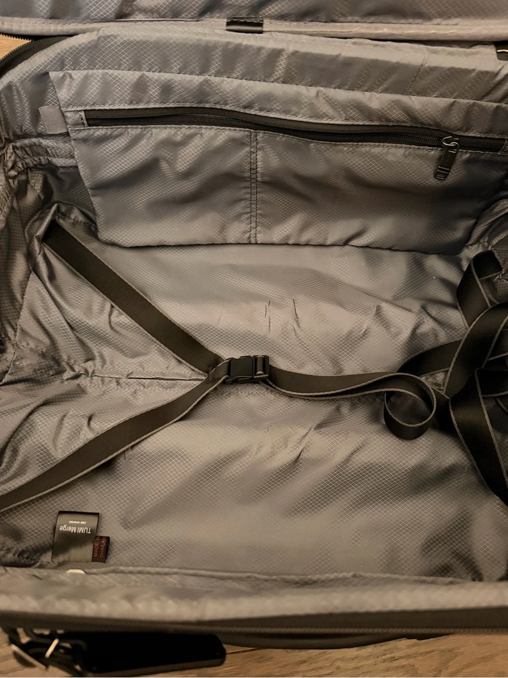 TUMI Merge International Carry On Bag w/ Front Lid Opening